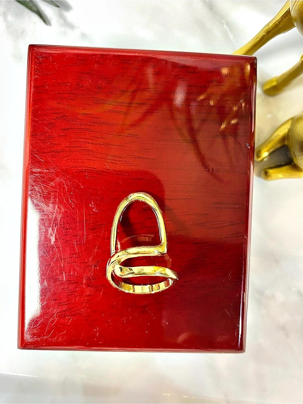 NWT Around the Bend Gold-Tone Statement Ring - Picture 3 of 6